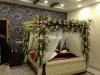 Fresh flowers Wedding bed wedding room decor available