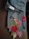 Ethnic Embroided denim jeans