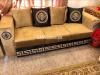 Golden Black Velvet sofa set new or pury ghar ka saman