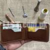 Handmade Crazy Horse Bifold Leather Wallet Brown . . . . 03007159085
