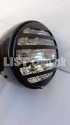 free delivery Cafe racer head light universal plastic soft meterial