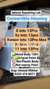 iphone x xs xsmax convert into 12 13 pro max housing casing body back