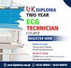 UK Diploma in ECG Technician 2 year course in ISLAMABAD