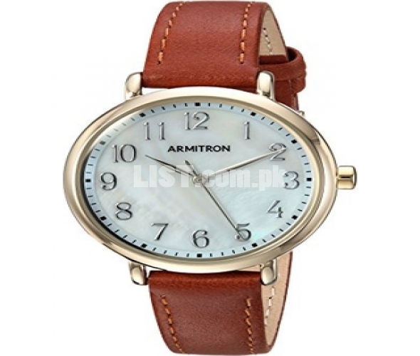 Armitron Golden & Silver Strapped Watch