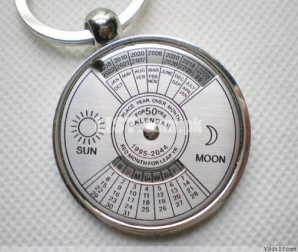 50 Years Unique Calendar With Key Chain