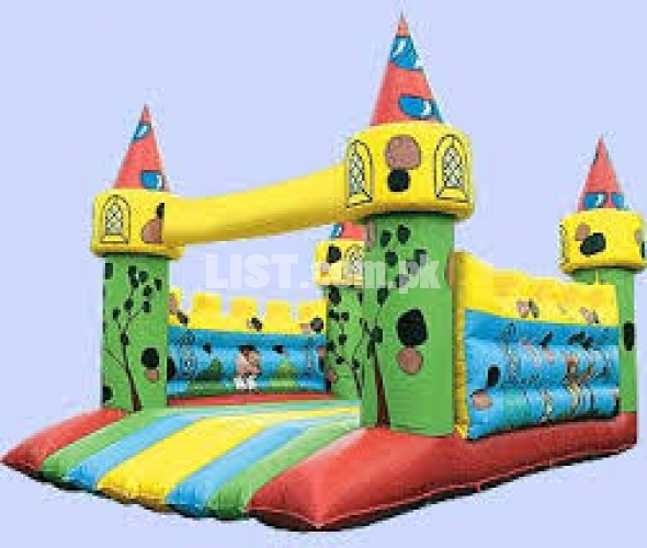 Jumping castle and rides