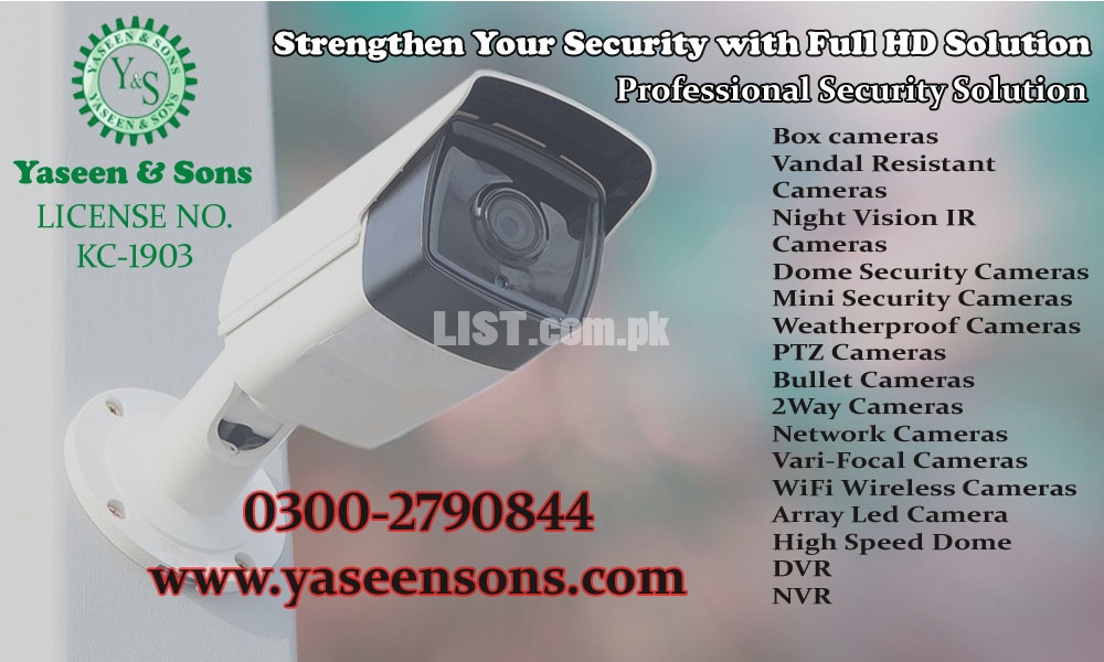 CCTV Systems in Karachi Pakistan