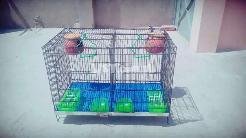 Birds Cage for Sale with Partition.. Original Photos Attached..