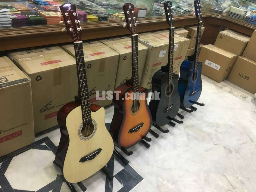 Acoustic guitar new pack 38 inches (4 colours)