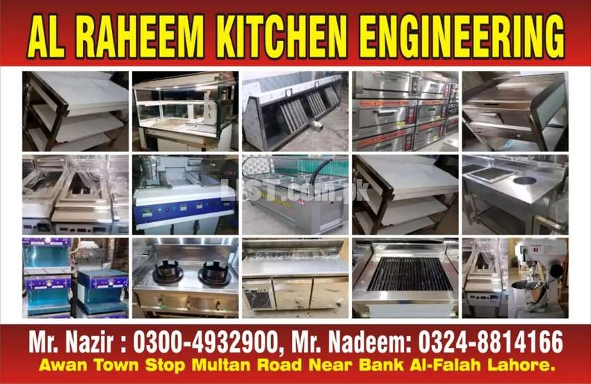Pizza oven, Doh mixer, Fryer, hot Plate all equipment available