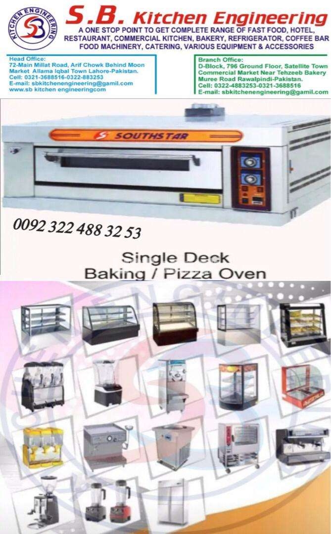 Pizza Oven Fast Foods Machinery Bakery Counter coffee, slush, Cone