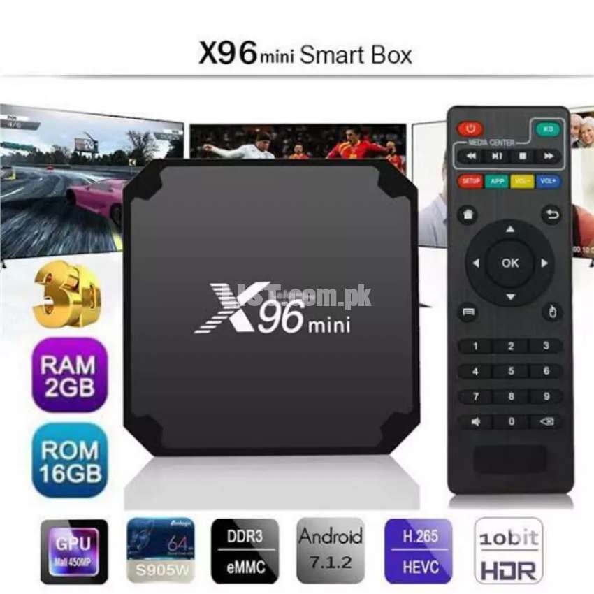 Android Smart X-96 TV Box 2Gb /16Gb Brand New With Free Delivery