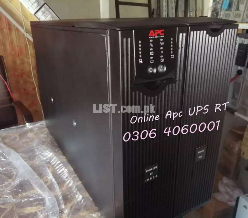 Online Apc UPS 10KVA RT BOX PACK for sensitive devices protection