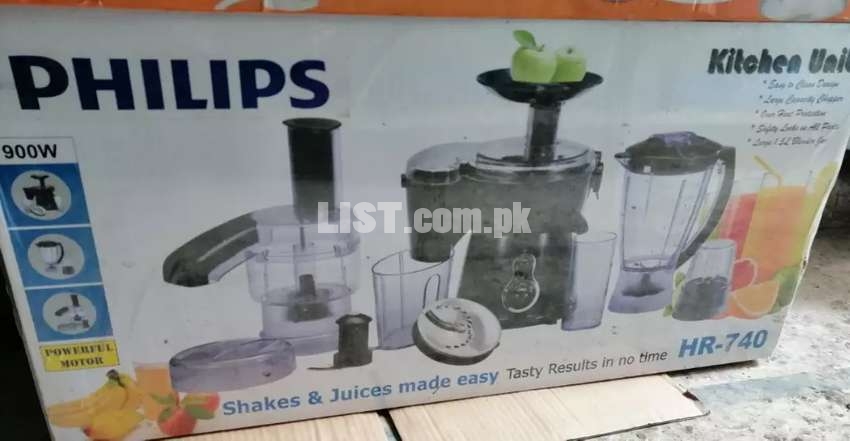 Philips food processor 1 year warrenty box pack free home Dilvery