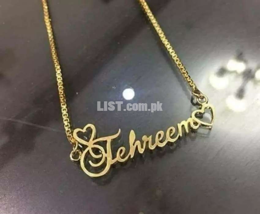 Locket Chain With Name