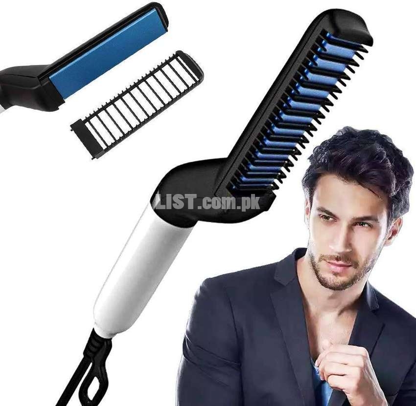 Hair Styler Modelling Comb Beard Straightener