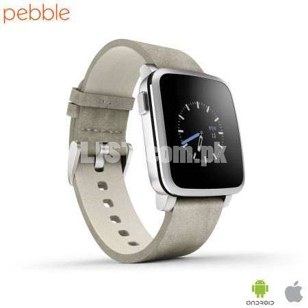 Pebble steel Smart watch