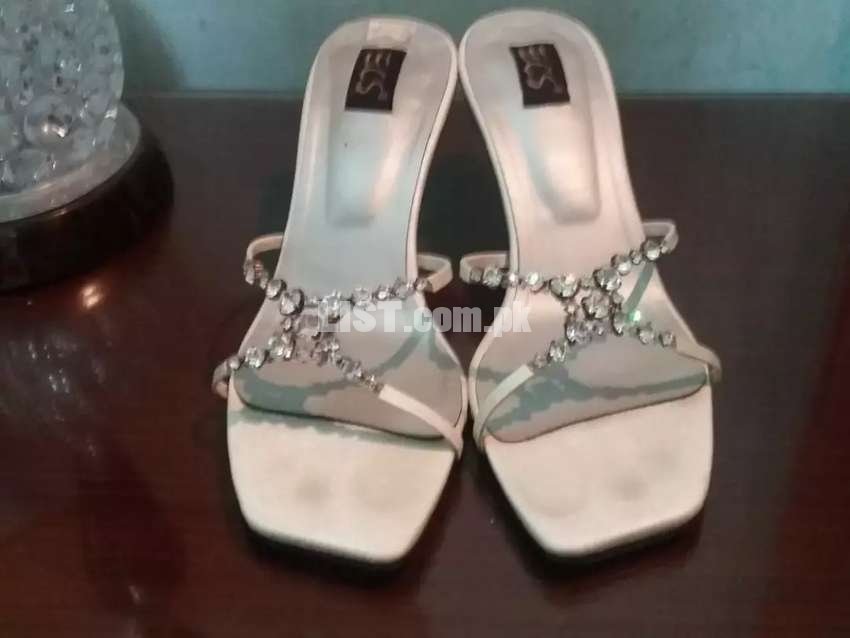 Fancy bridal shoes