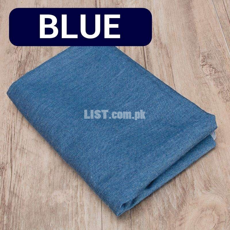 Fabric of Denim Jeans in Cotton 3blue shades soft Quality