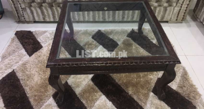Center table with 2 side table