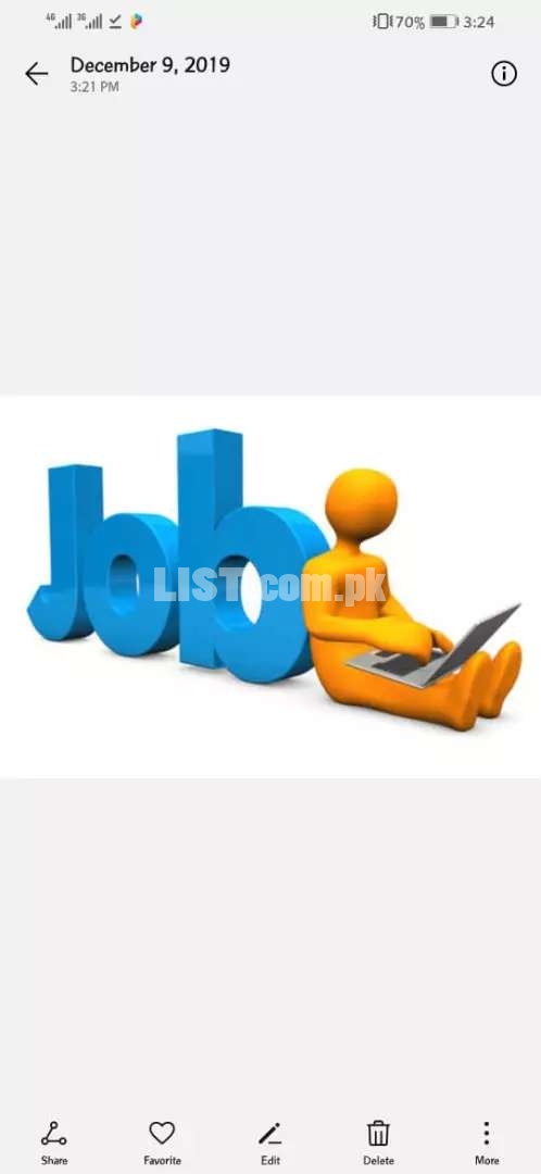 Urgent staff required for office based work