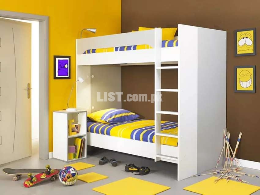 Front Stair Triple Bunk Bed