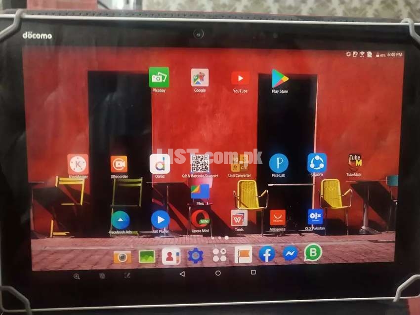 Branded tablet 10" display
