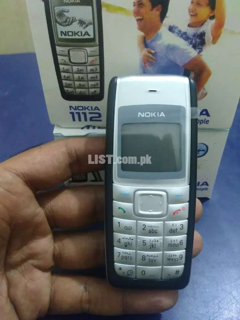 Nokia 1112 PTA Approved Original Phone Box Pack With Free Delivery