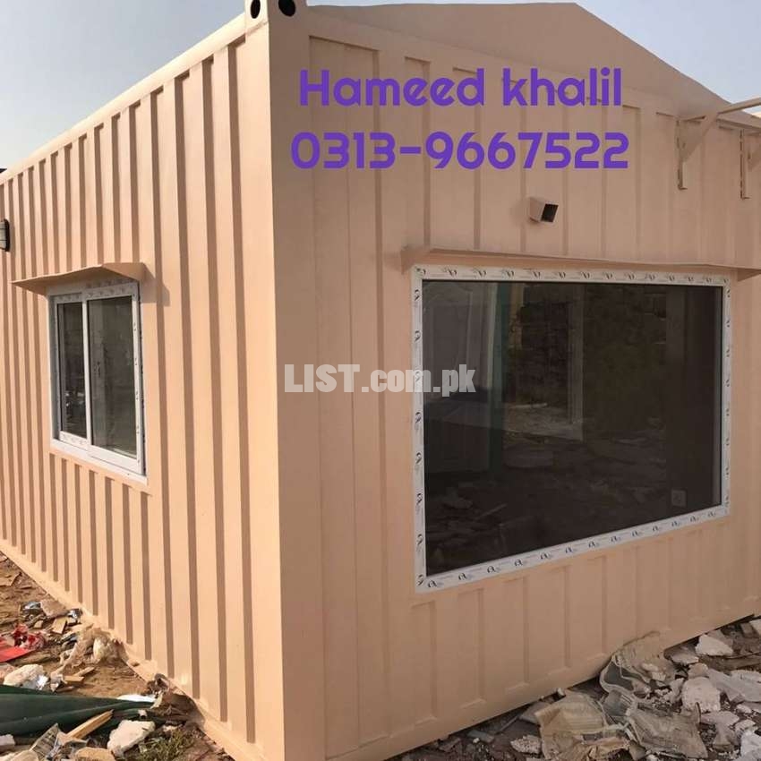 Dry empty and shipping containers porta cabin prefab house guard room