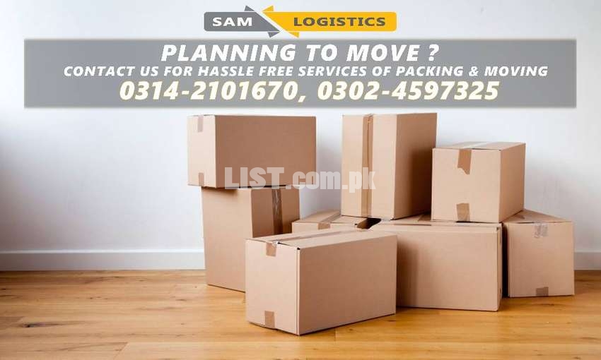 SAM LOGISTICS (Packers & Movers of Household Goods, Import / Expor