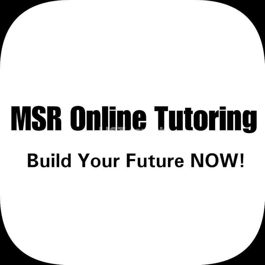Home tution. MSR Online Tutoring