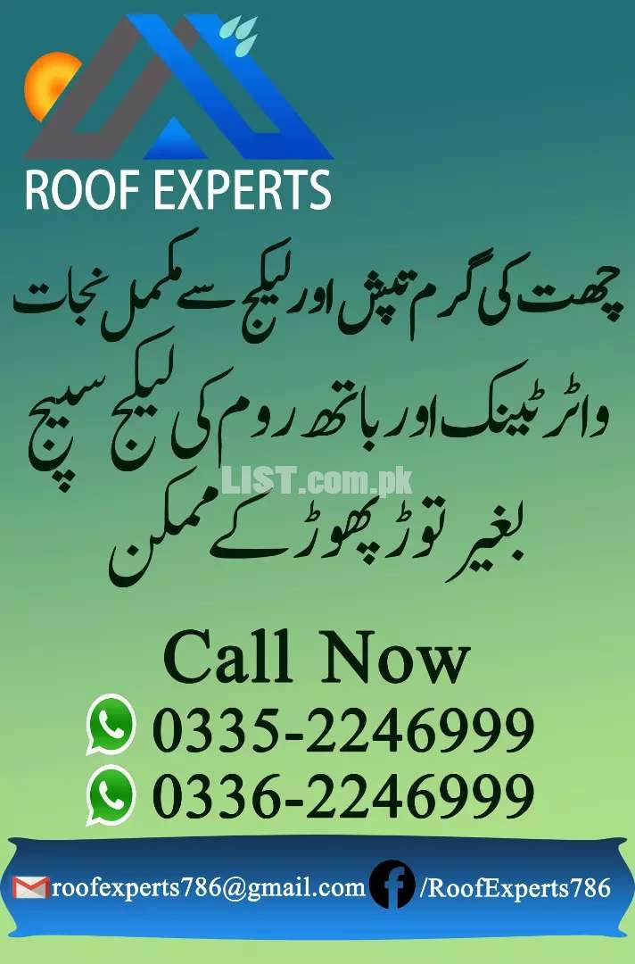 Roof Leakage Seepage Repair Waterproofing