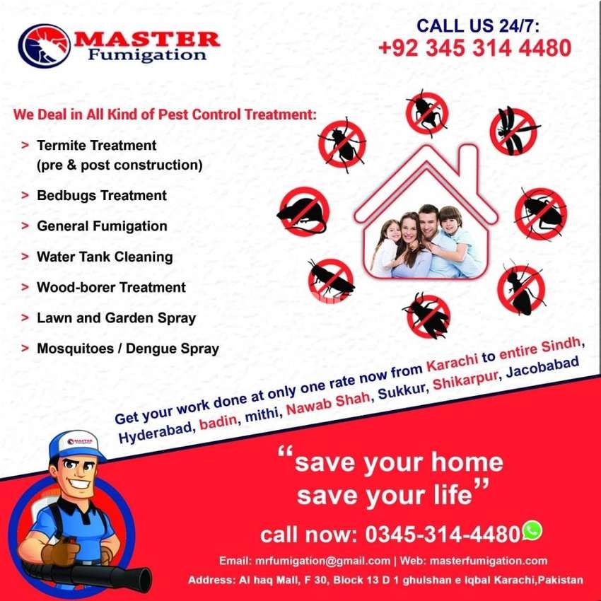Fumigation Termite Bedbugs Control General fumigation Tank Cleaning..