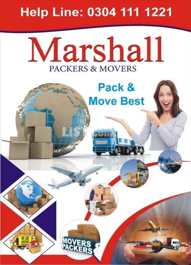Marshall Int'l house Packing Moving Shifting relocation  cargo company