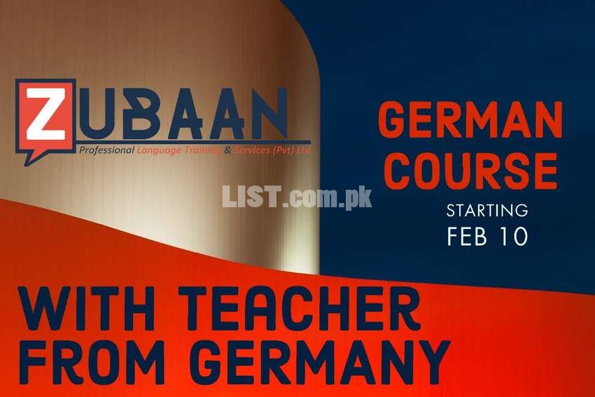 German A1 Course with teacher from Germany