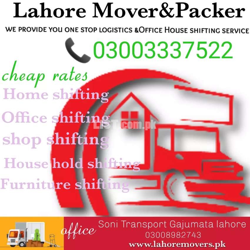 Lahore Movers &House shifting service