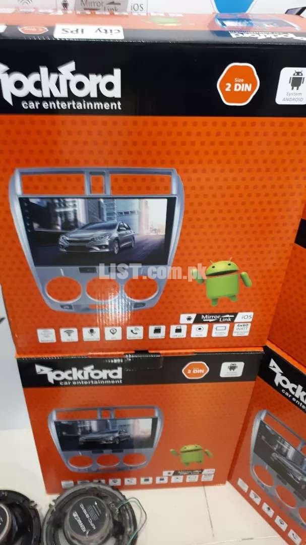 Honda City Android panel with free camera k sat free installation