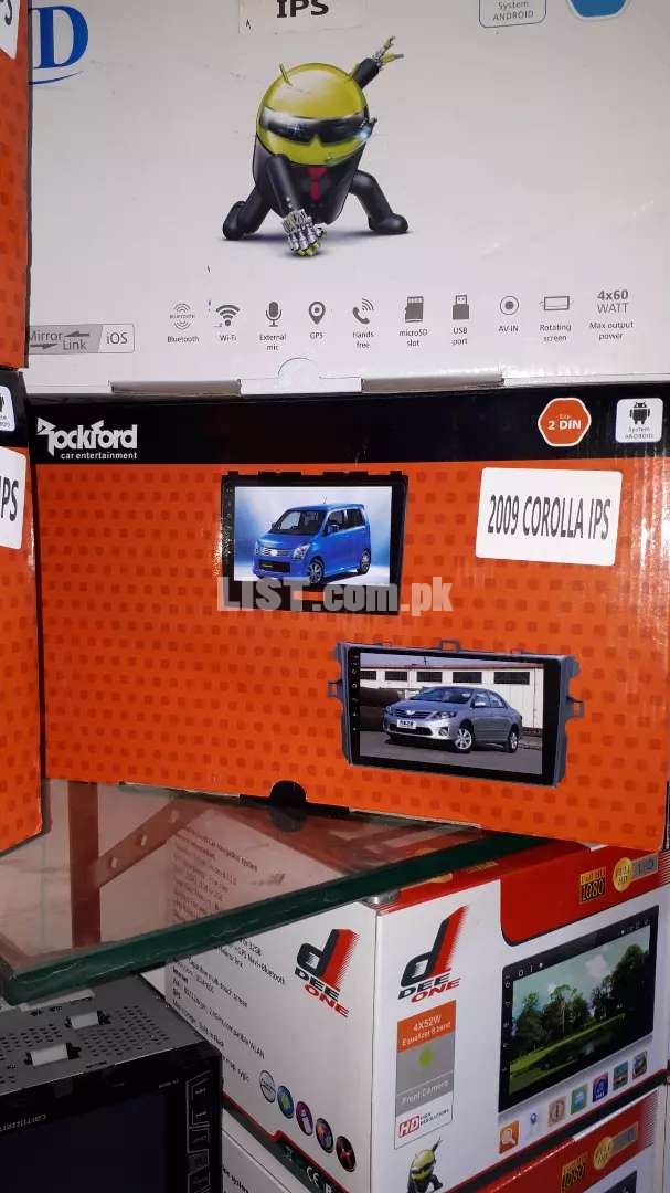 Suzuki Wagnar Toyota coroola 2010 Android panel with free camera k sat