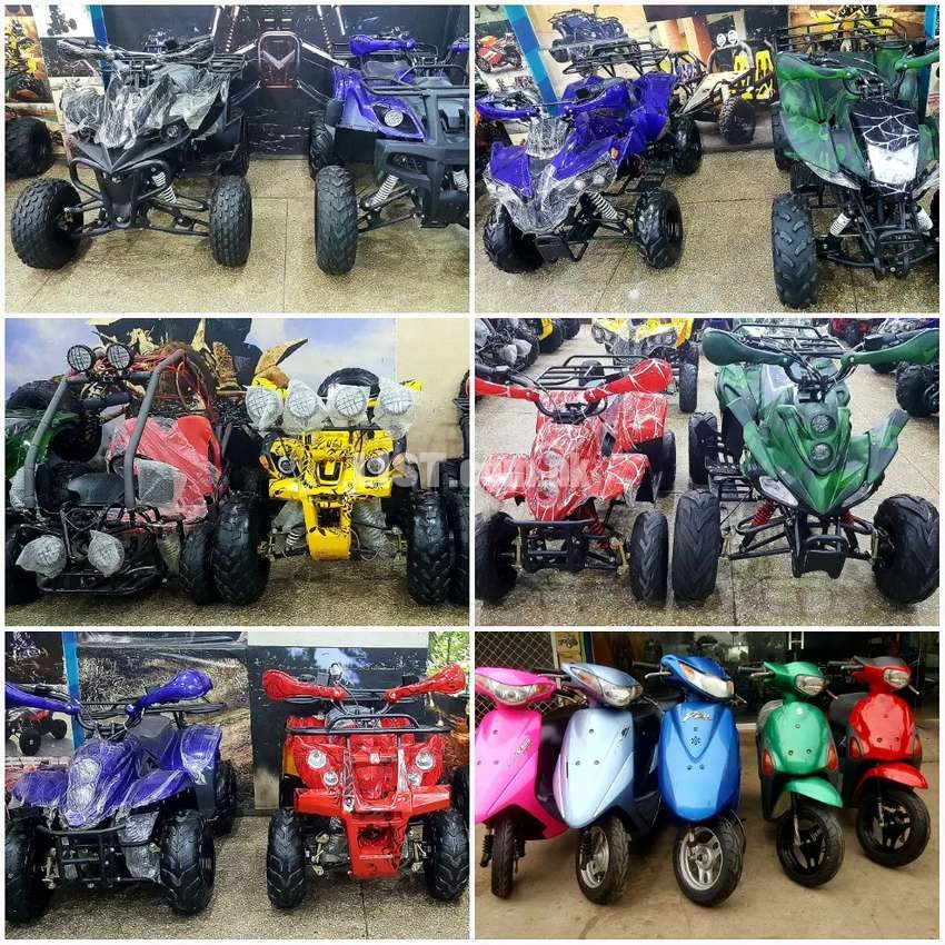 ALL size and model of Quad ATV BIKE for sell deliver all PAKISTAN