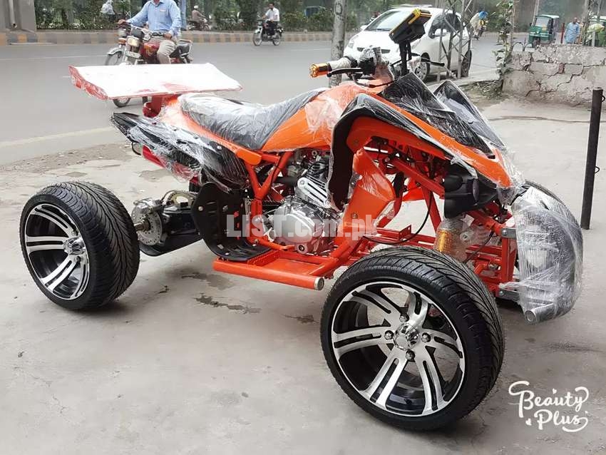 On road 250cc atv quad 4 wheels manual gear delivery all pakistan