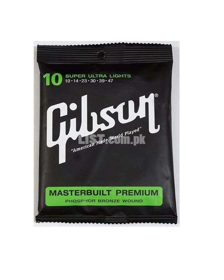 Gibson acoustic guitar string set