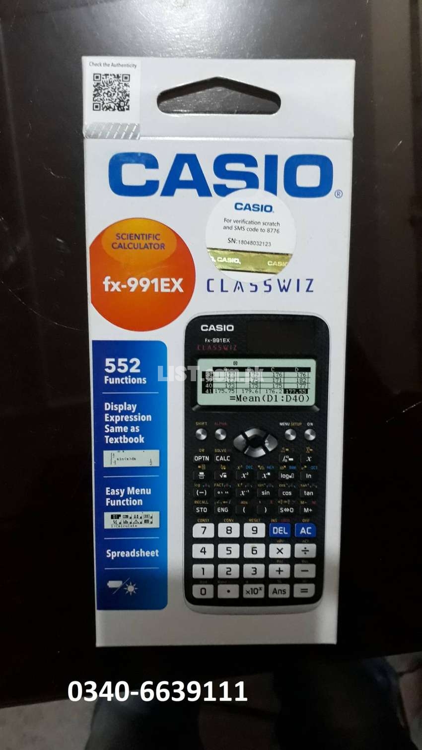 Scientific Calculator Price In Karachi - Classwiz,991EX,991es plus,