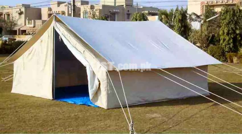 Labour tent and campus