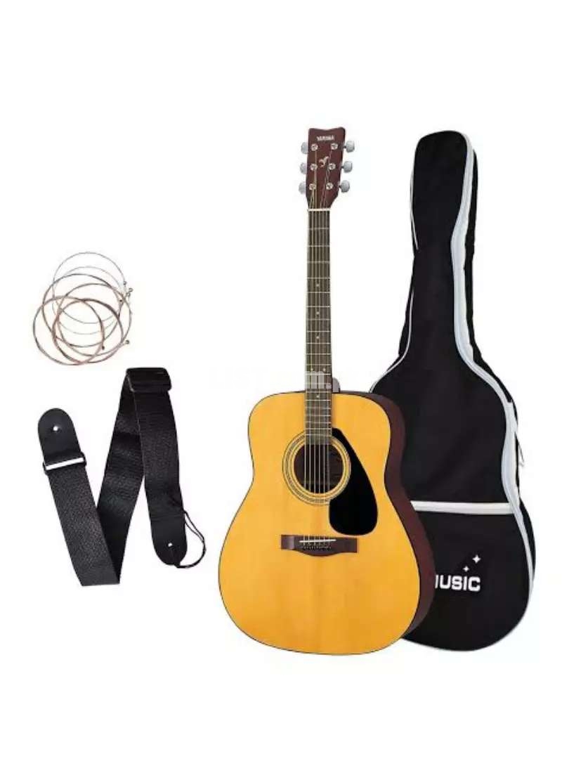 Yamaha f310 guitar box pack+bag+belt+strings pack+2year warnty