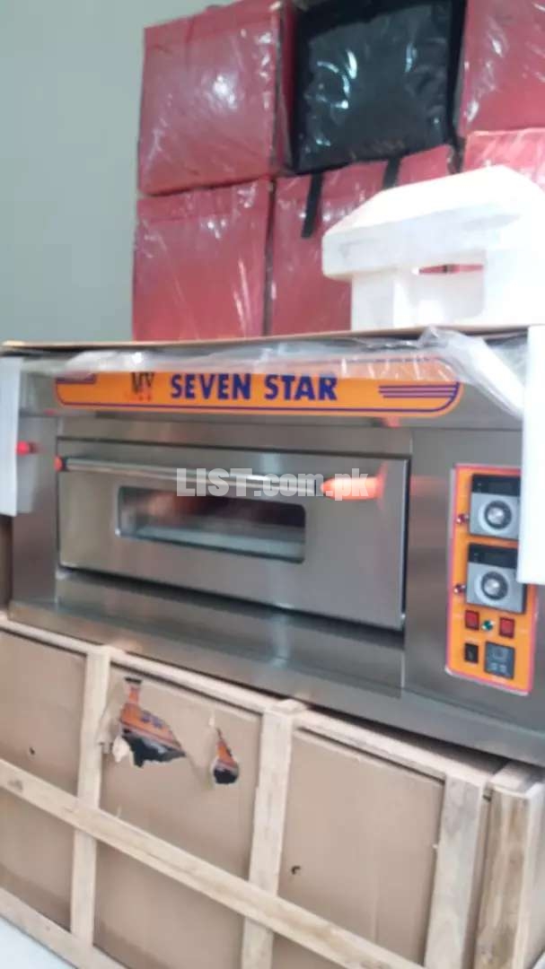 Imported Seven Star Pizza Oven Capacity 4 large pizza fastfood setup