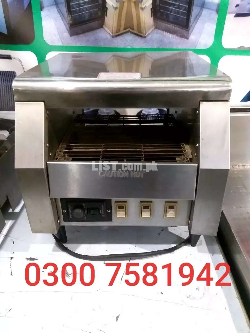 Burger bun toaster imported used we deal pizza oven n fast food setup
