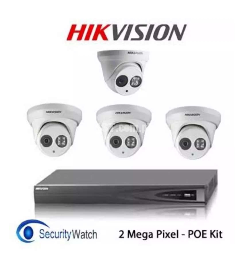 2mp 4 Cctv Camera System. Secure your Home and office. 1 Year Warranty
