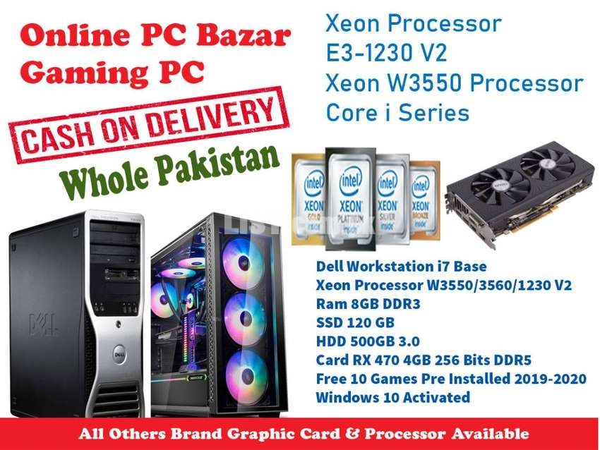karachi Best gaming pc Cash on delivery whole pakistan read ads