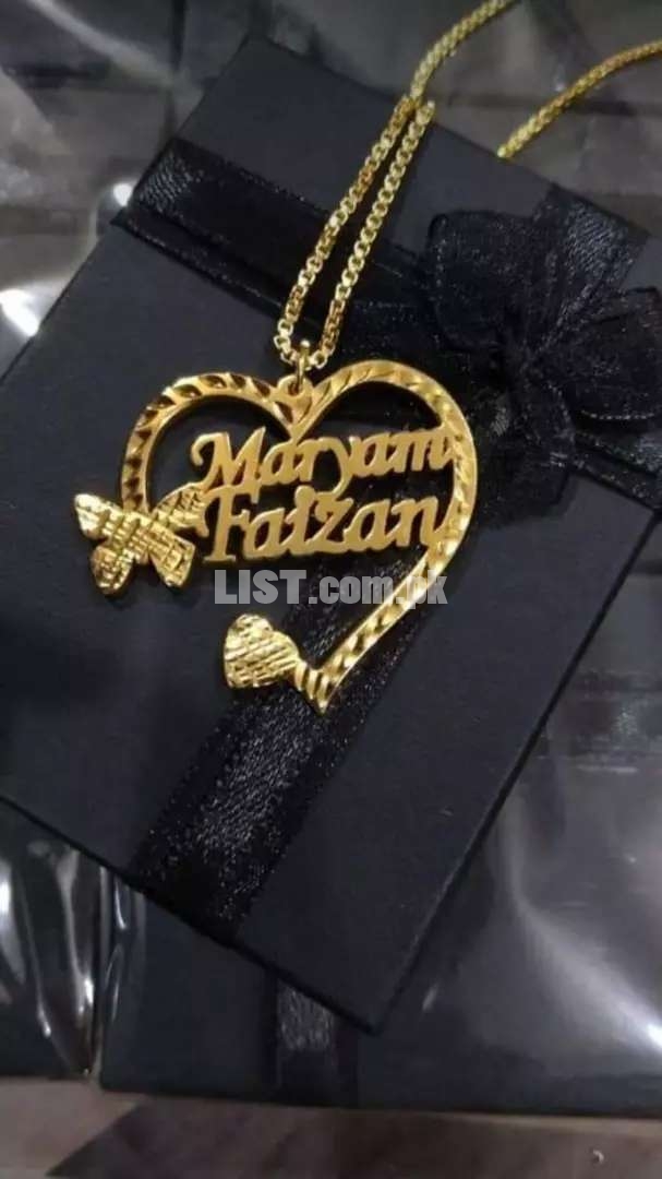 Buy 2 Get One FREE Name Lockets/Pandent/Necklace Available Now