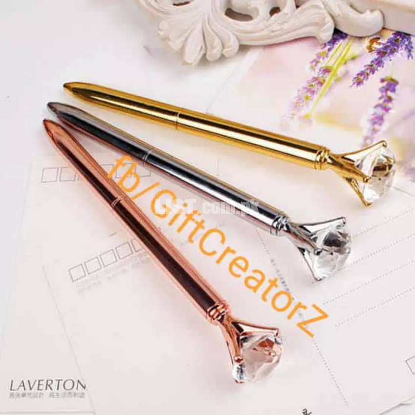 New Diamond Pens available in 3 Colors also Your Name on it, Order Now